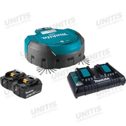 Makita 18V X2 LXT Brushless Cordless Robotic Vacuum Kit w/5.0Ah Battery