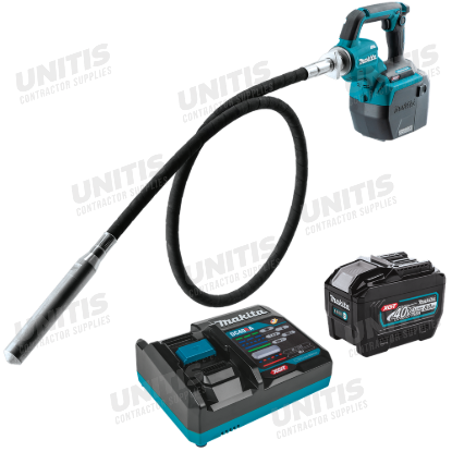 Makita 40V max XGT Brushless 8' Concrete Vibrator Kit w/1 x 8.0Ah Battery