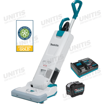Makita 40V max XGT Brushless 1.3 Gallon HEPA Filter 15" Upright Vacuum Kit w/1 x 8.0Ah Battery