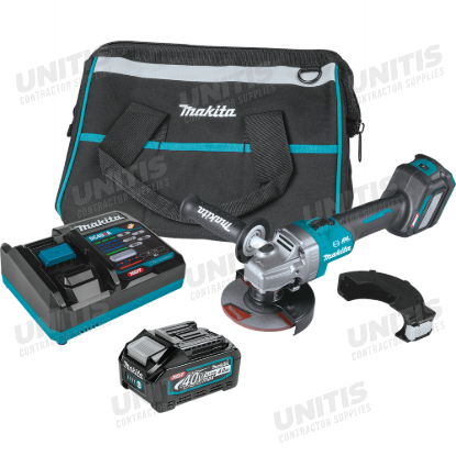 Makita 40V max XGT Brushless 4-1/2"/5" Angle Grinder Kit w/1 x 4.0Ah Battery