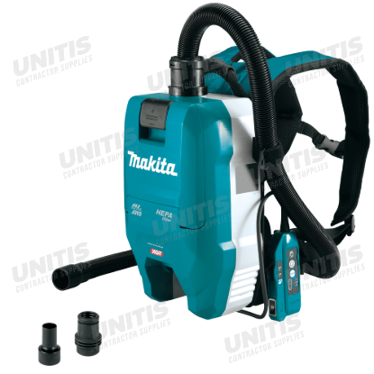 Makita 40V max XGT Brushless 1/2 Gallon HEPA Filter Backpack Dry Dust Extractor, AWS Capable - Tool