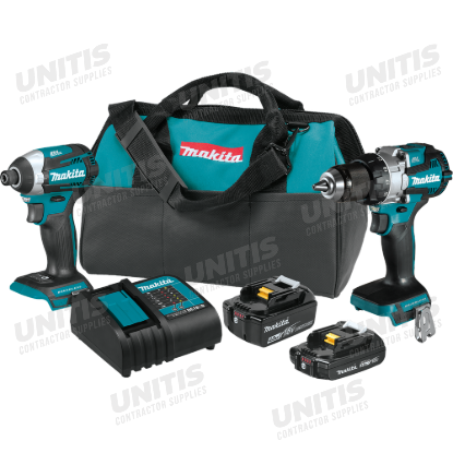 Makita 18V LXT Brushless 2 Piece Combo Kit w/2.0Ah/4.0Ah Battery