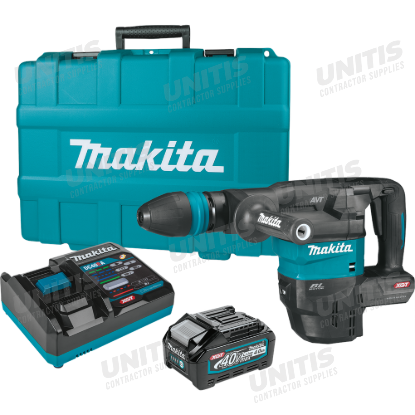 Makita 40V max XGT Brushless 15 Pound SDS-MAX AVT Demolition Hammer Kit w/1 x 4.0Ah Battery