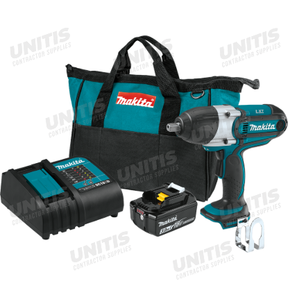 Makita 18V LXT 1/2" Square Drive Impact Wrench Kit w/1 x 3.0Ah Battery