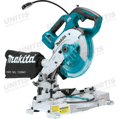 Makita 18V LXT Brushless 6-1/2" Compact Dual-Bevel Compound Miter Saw - Tool Only