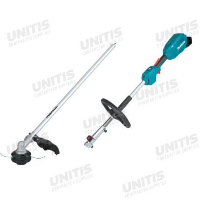Makita 18V LXT Brushless Couple Shaft Power Head With 13" String Trimmer Attachment - Tool Only