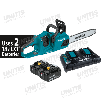 Makita 36V (18V X2) LXT Brushless 14" Chain Saw Kit w/5.0Ah Battery