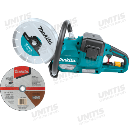 Makita 36V (18V X2) LXT Brushless 9" Power Cutter, Cut-Off Wheel, Lock-Off, No Lock-on - Tool Only