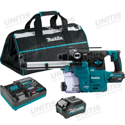 Makita 40V max XGT Brushless 1-3/16" SDS-PLUS AVT Rotary Hammer Kit w/1 x 4.0Ah Battery
