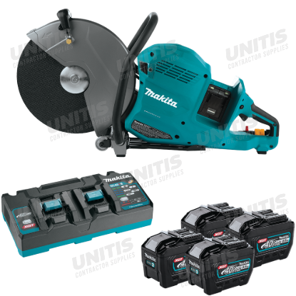 Makita 80V max (40V max X2) XGT Brushless 14" Power Cutter Kit w/8.0Ah Battery