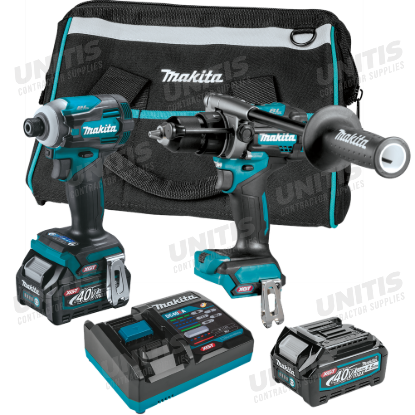 Makita 40V max XGT Brushless 2 Piece Combo Kit w/2.5Ah Battery