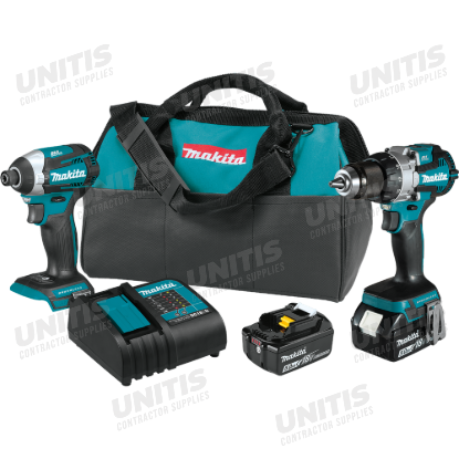 Makita 18V LXT Brushless 2 Piece Combo Kit w/5.0Ah Battery