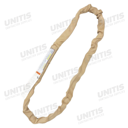 Liftex Endless Roundsling - Tan, 20' (Vertical: 10,600 lbs / Choker: 8,500 lbs / Basket: 21,200 lbs)