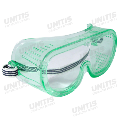 Radians Perforated Safety Goggle - Uncoated Clear Lens