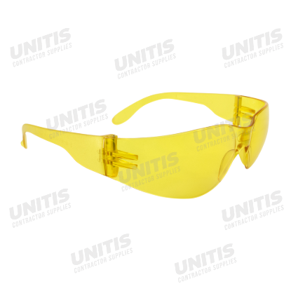 Radians Mirage Safety Glasses - Amber Frame - Amber Lens