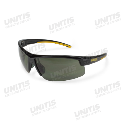 Dewalt HDP Safety Glasses - Black Frame - Polarized Smoke Lens