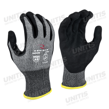 RWG589 Cut Protection Level A9 Sandy Foam Nitrile Coated Glove - Size L