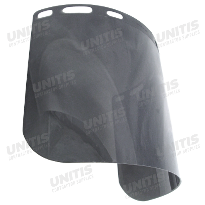 Radians Smoke PC Face Shield - .060 x 8 x 15 1/2 Smoke PC