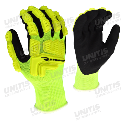 Radians High Visibility Work Glove with TPR - Size XL - Priced per pair