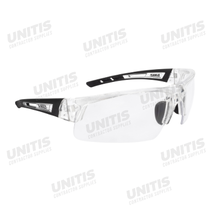 Dewalt Crosscut Safety Glasses - Translucent Frame, Clear Lens