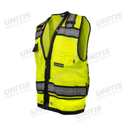 Dewalt Class Heavy Duty Surveyor Vest - Green - Size L