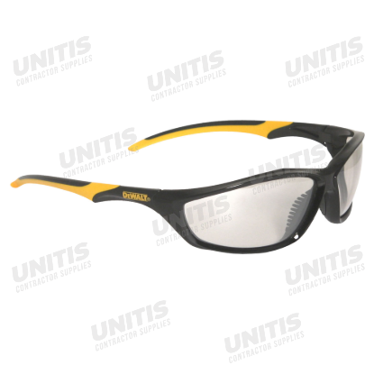 Dewalt Router Safety Glasses - Black/Yellow Frame - Indoor/Outdoor Lens