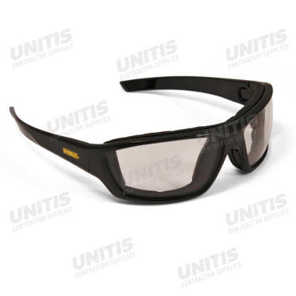 Dewalt Converter Safety Glasses - Black Frame - fog Lens - Indoor/Outdoor Anti