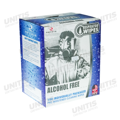 Radians Alcohol Free Respirator Wipes | 100 Count