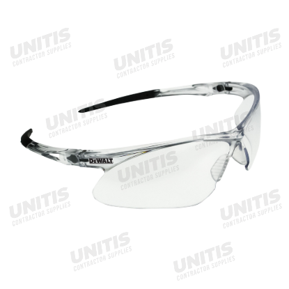 Dewalt Recip Safety Glasses - Clear Frame - Clear Lens