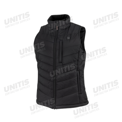 Radians Women's Heated Puffer Vest Kit with Battery - Black - Size S