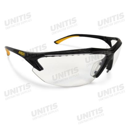 Dewalt Spector In - Black / Yellow Frame - Clear Lens - Viz Magnifier Safety Eyewear, 2.5 Diopter