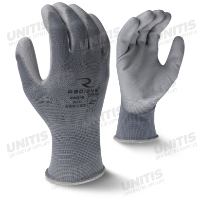 Radians PU Palm Coated Glove - Size 2X - Priced per pair