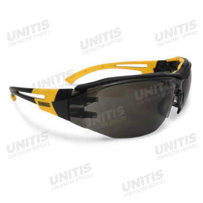 Dewalt Renovator Safety Glasses - Black Frame - Smoke Lens