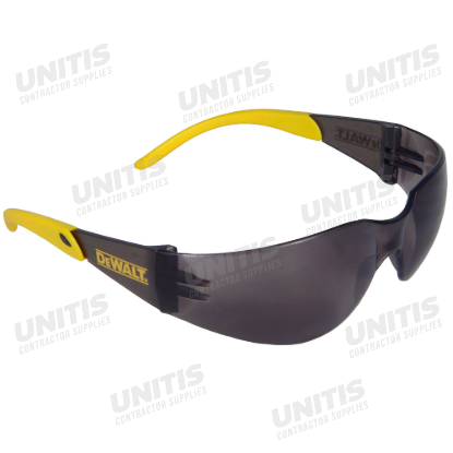 Dewalt Protector Safety Glasses - Smoke/Yellow Frame - Smoke Lens