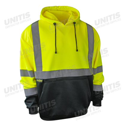 Radians Class 3 Color Blocked Hooded Pullover Sweatshirt - Size 3X