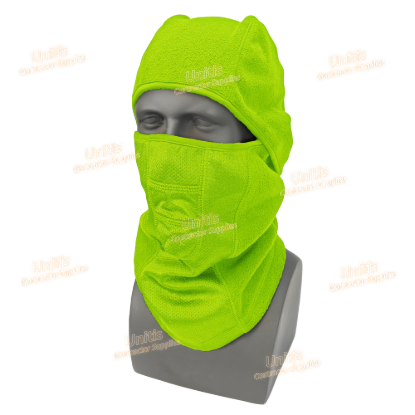 Radians Nordic Blaze Hinged Fleece Balaclava - High Visibility Green