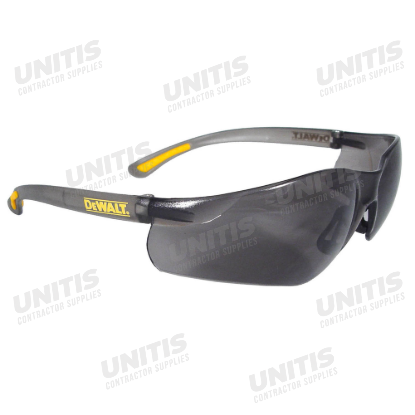 Dewalt Contractor Pro Safety Glasses - Smoke Frame - Smoke Lens