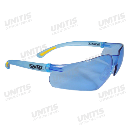 Dewalt Contractor Pro Safety Glasses - Light Blue Frame - Light Blue Lens