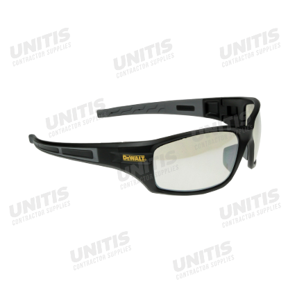 Dewalt Auger Safety Glasses - Black Frame - Indoor/Outdoor Lens