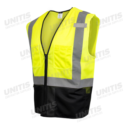 Radians Color-Blocked Vest - Hi-Vis Green - Size 2X