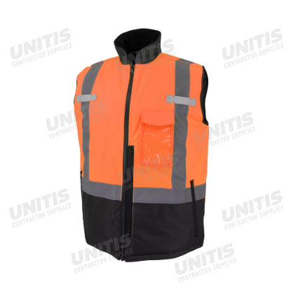 Radians Class 2 Hi-Vis Reversible Insulated Vest - Orange / Black - Size 2X