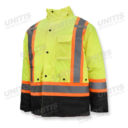 Radians Weatherproof Parka with Zip-Out Reversible Bomber Jacket - Green - Size 4X