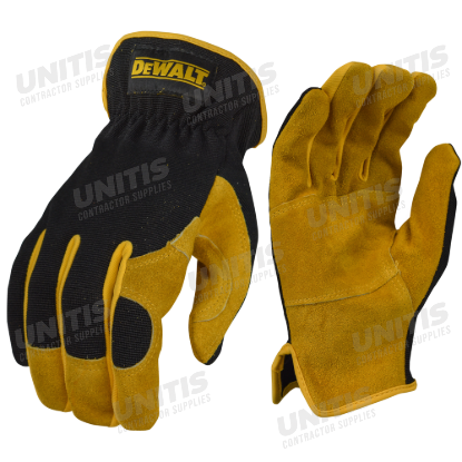 Dewalt Leather Performance Hybrid Glove - Size L - Priced per pair