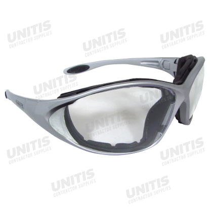 Dewalt Framework Safety Glasses - Silver Frame - fog Lens - Clear Anti