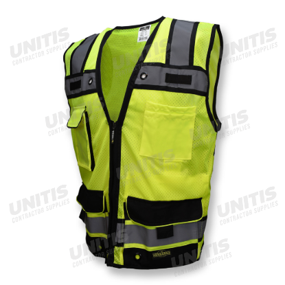 Radians Type R Class 2 Heavy Duty Mesh Surveyor with Zipper - Green - Size 2X
