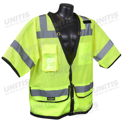Radians Type R Class 3 Heavy Duty Mesh Surveyor Vest - Green - Size 4X