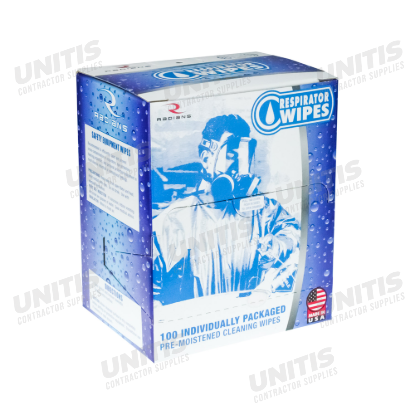 Radians Respirator Wipes with 70% Isopropyl Alcohol - 100 Count