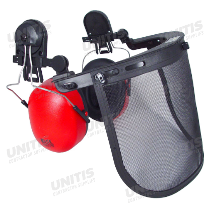 Radians Cap Adapter - Wire Mesh Visor & Cap Mount Earmuff