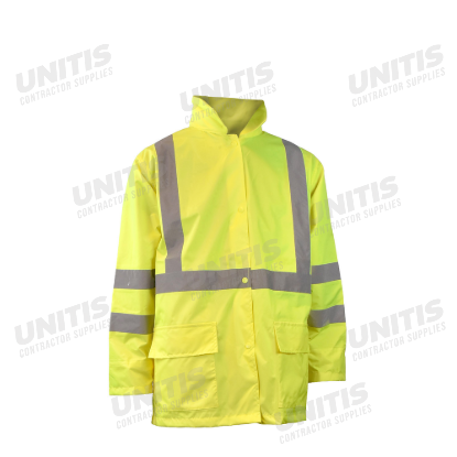 Radians Lightweight Rain Jacket - Hi-Vis Green - Size 4X