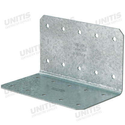 Simpson RCA 3" x 3" x 5" 16-Gauge Galvanized Rigid Connector Angle - 60/box